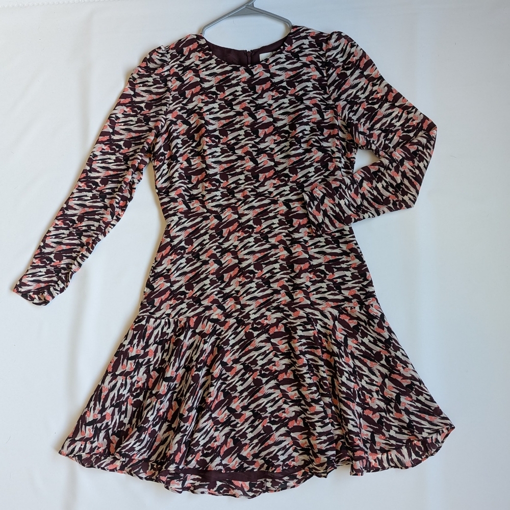 Reiss Multicolor Abstract Mini Dress